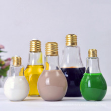 eco friendly colorful glass bulb bottle,Beverage Juice Bottle